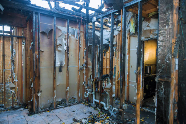 Professional Fire Damage Removal technician working in Fort Scott, KS